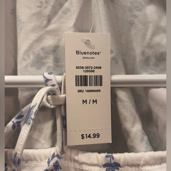 Blue notes square neck crop top - Picture 3 of 4